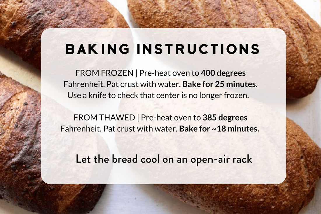 Hearth Bread Baking Instructions