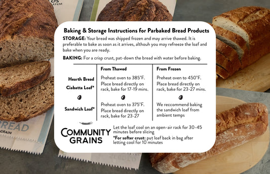 Hearth Bread Baking Instructions