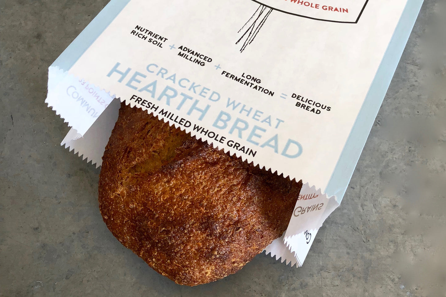 Hearth Bread – Cracked Wheat